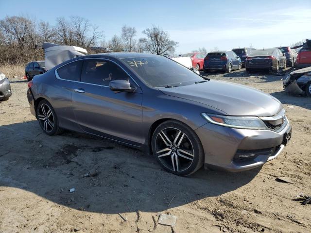 1HGCT2B04GA000716 - 2016 HONDA ACCORD TOURING GRAY photo 4