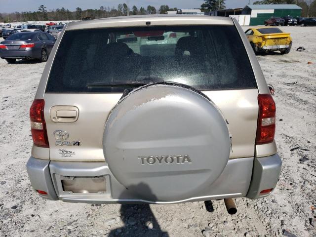 JTEGD20V150063332 - 2005 TOYOTA RAV4 BEIGE photo 6