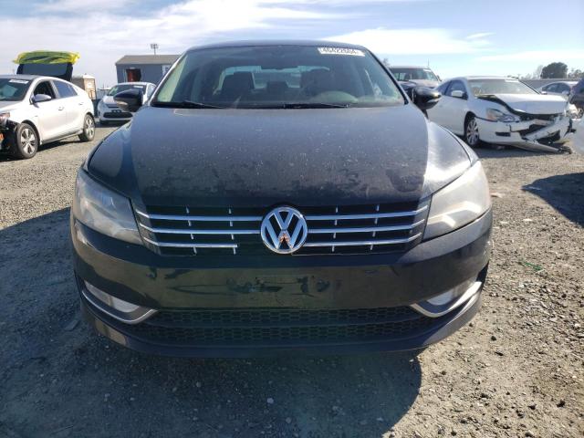 1VWCN7A38CC054890 - 2012 VOLKSWAGEN PASSAT SEL BLACK photo 5