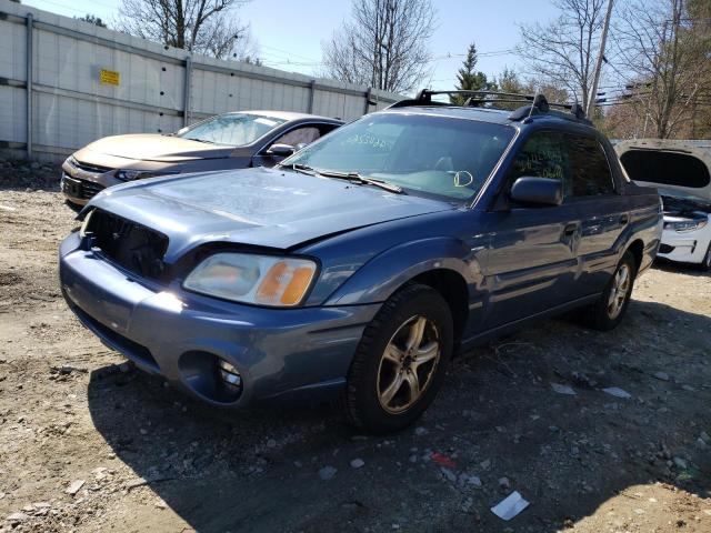 4S4BT62C666102737 - 2006 SUBARU BAJA SPORT BLUE photo 1