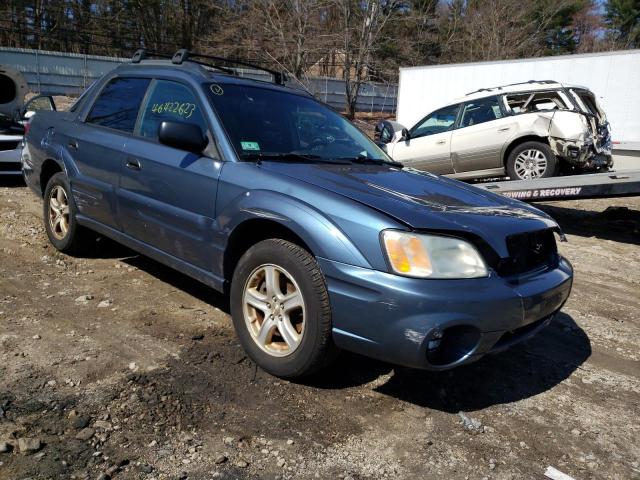 4S4BT62C666102737 - 2006 SUBARU BAJA SPORT BLUE photo 4