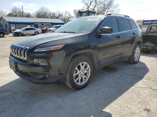 1C4PJMCS2FW565386 - 2015 JEEP CHEROKEE LATITUDE BLACK photo 1