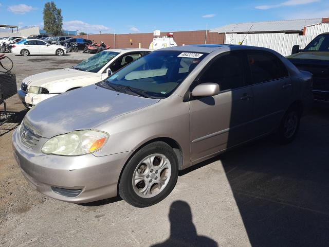 1NXBR38E83Z124509 - 2003 TOYOTA COROLLA CE BEIGE photo 1