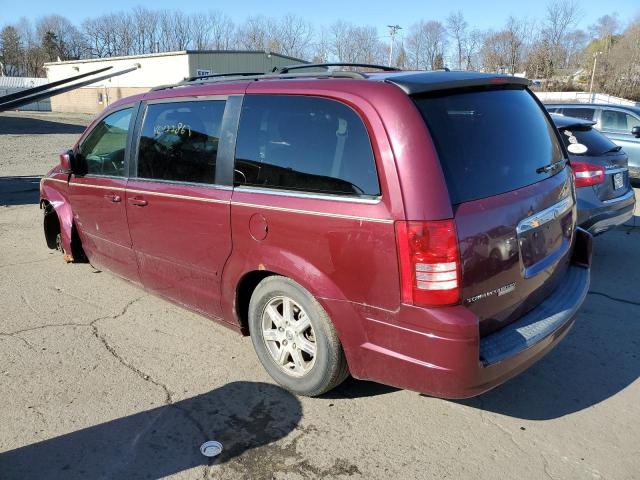 2A8HR54P78R702100 - 2008 CHRYSLER TOWN & COU TOURING მუქწითელი ფოტო 2