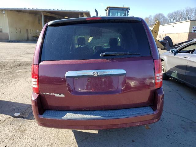 2A8HR54P78R702100 - 2008 CHRYSLER TOWN & COU TOURING მუქწითელი ფოტო 6