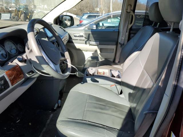 2A8HR54P78R702100 - 2008 CHRYSLER TOWN & COU TOURING მუქწითელი ფოტო 7