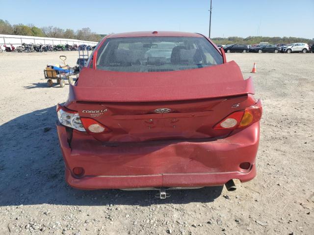 1NXBU4EE2AZ250919 - 2010 TOYOTA COROLLA XR BASE RED photo 6