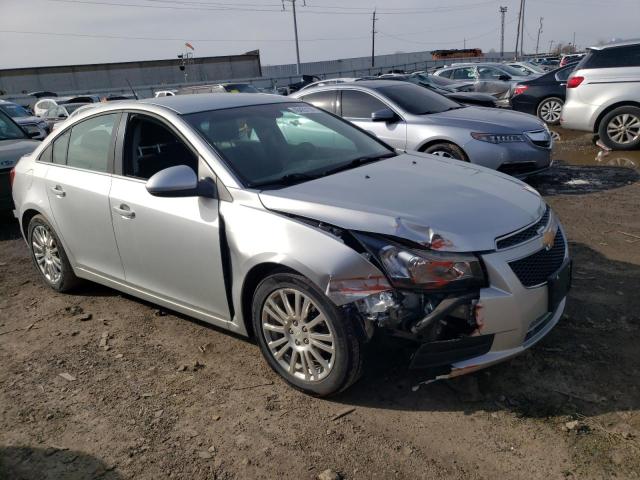 1G1PH5SB7D7329934 - 2013 CHEVROLET CRUZE ECO SILVER photo 4