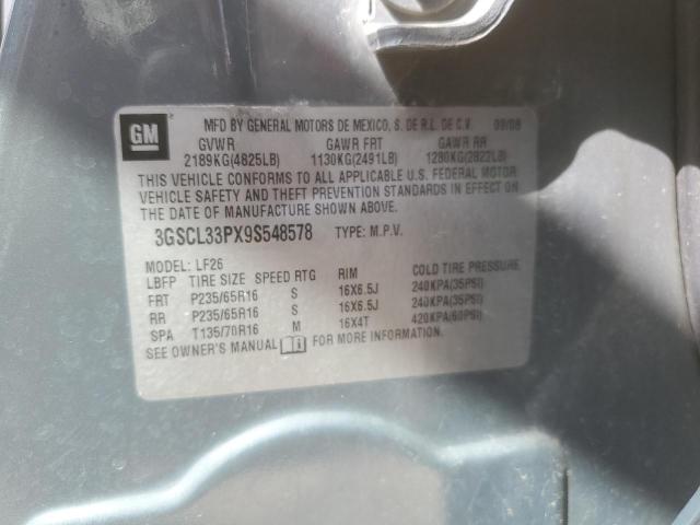 3GSCL33PX9S548578 - 2009 SATURN VUE XE GRAY photo 14