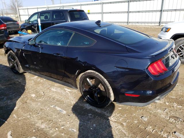 1FA6P8TH5M5128318 - 2021 FORD MUSTANG BLUE photo 2