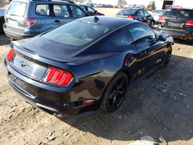 1FA6P8TH5M5128318 - 2021 FORD MUSTANG BLUE photo 3