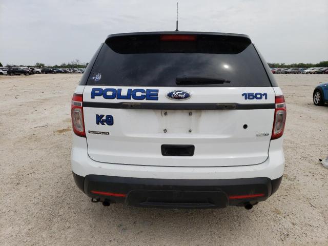 1FM5K8AR1FGA56925 - 2015 FORD EXPLORER POLICE INTERCEPTOR WHITE photo 6