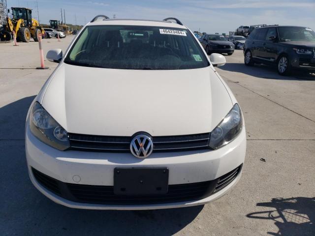 3VWPL7AJXEM606381 - 2014 VOLKSWAGEN JETTA TDI WHITE photo 5