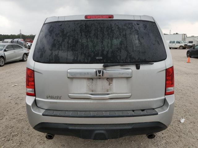 5FNYF3H42DB004360 - 2013 HONDA PILOT EX SILVER photo 6