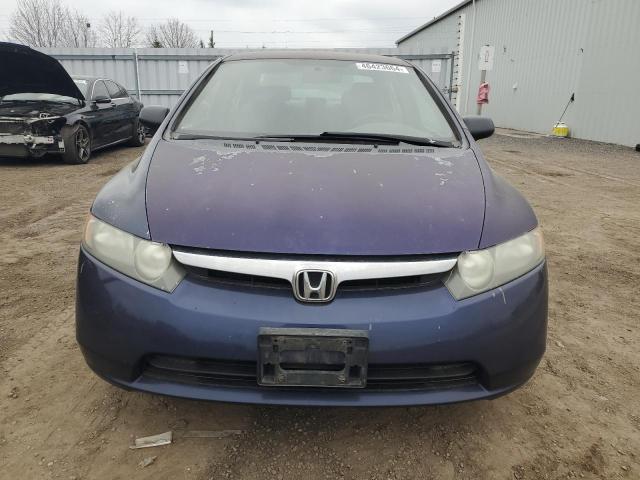 2HGFA16387H034161 - 2007 HONDA CIVIC DX BLUE photo 5