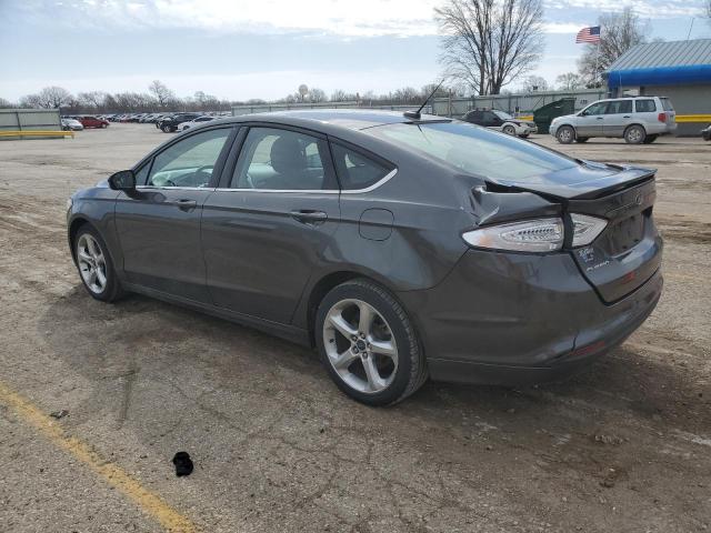 3FA6P0HD4GR341222 - 2016 FORD FUSION SE GRAY photo 2