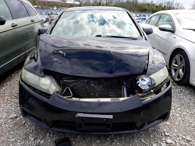 19XFA1F63BE038292 - 2011 HONDA CIVIC LX-S Noir photo 5
