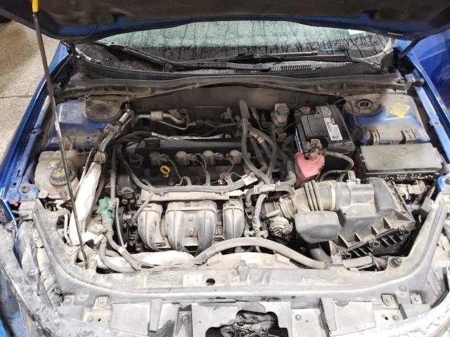 3FAHP0JA9CR323494 - 2012 FORD FUSION SEL BLUE photo 11