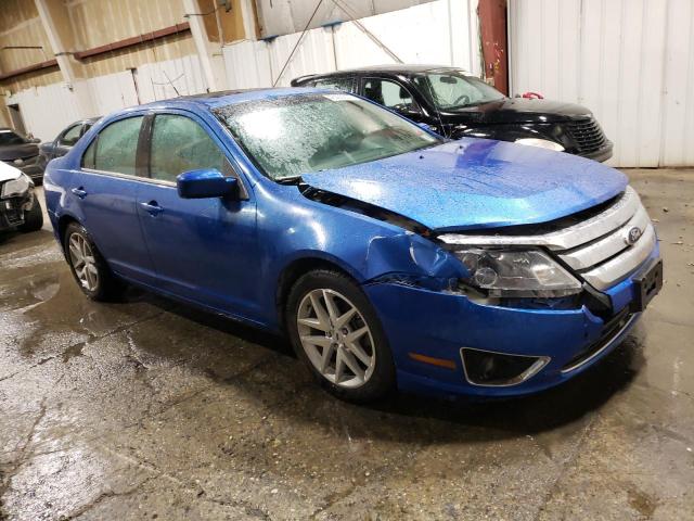 3FAHP0JA9CR323494 - 2012 FORD FUSION SEL BLUE photo 4