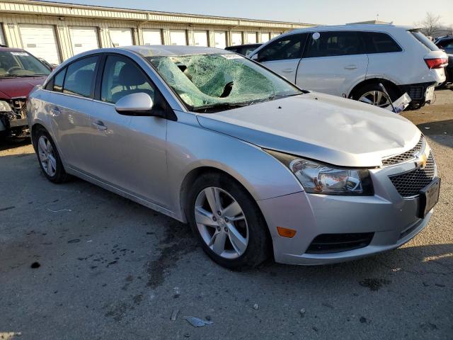 1G1P75SZ6E7100260 - 2014 CHEVROLET CRUZE SILVER photo 4