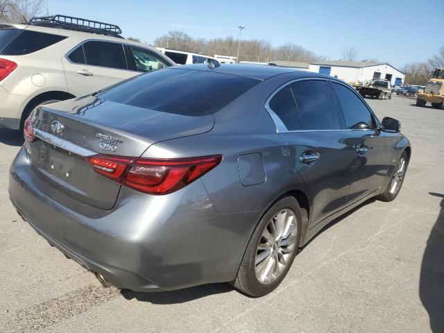 JN1EV7ARXKM554951 - 2019 INFINITI Q50 LUXE GRAY photo 3