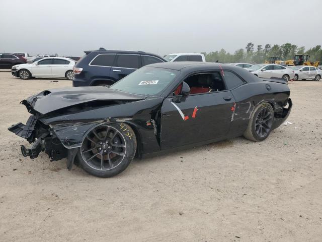 2C3CDZFJ0NH210384 - 2022 DODGE CHALLENGER R/T SCAT PACK BLACK photo 1