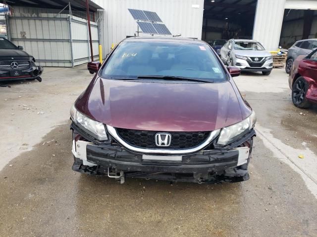 19XFB2F80FE033741 - 2015 HONDA CIVIC EX MAROON photo 5