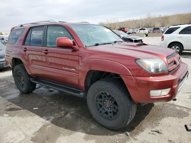 JTEBT14R658020983 - 2005 TOYOTA 4RUNNER SR5 MAROON photo 4