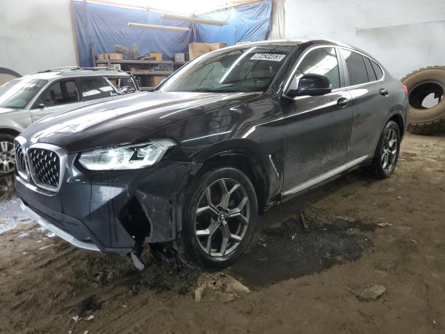 5UX33DT02N9N08267 - 2022 BMW X4 XDRIVE30I BLACK photo 1