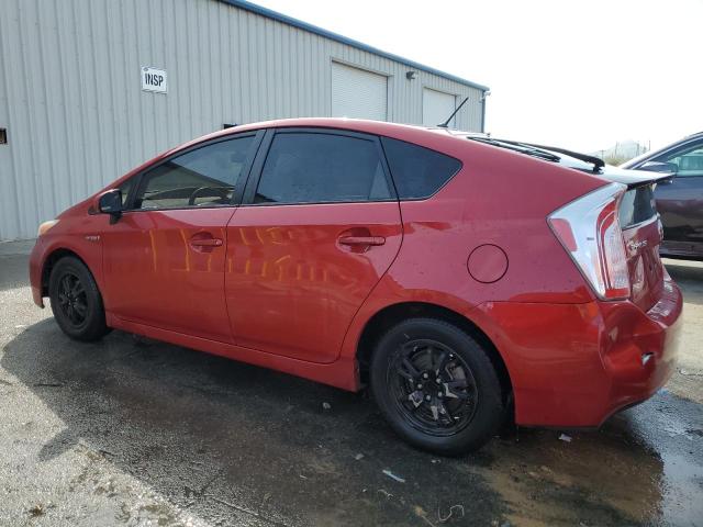 JTDKN3DU9F1893863 - 2015 TOYOTA PRIUS RED photo 2