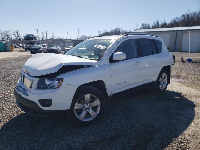 1C4NJDEBXED621895 - 2014 JEEP COMPASS LATITUDE WHITE photo 1