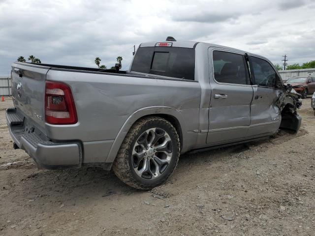 1C6SRFHT5KN525438 - 2019 RAM 1500 LIMITED SILVER photo 3