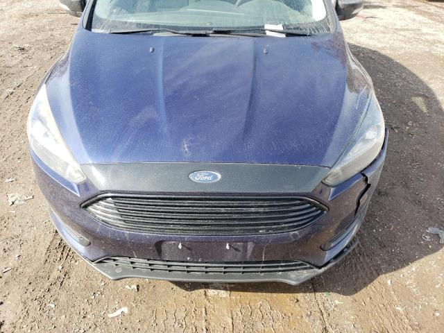 1FADP3H22HL200351 - 2017 FORD FOCUS SEL BLUE photo 11