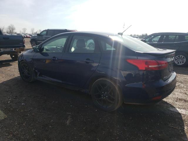 1FADP3H22HL200351 - 2017 FORD FOCUS SEL BLUE photo 2