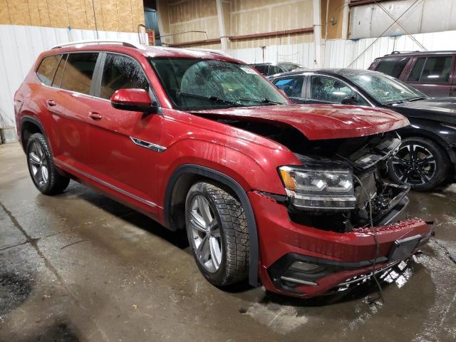 1V2RR2CA1JC574022 - 2018 VOLKSWAGEN ATLAS SEL BURGUNDY photo 4