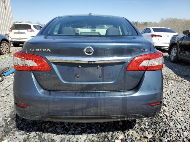 3N1AB7AP4FY241791 - 2015 NISSAN SENTRA S BLUE photo 6