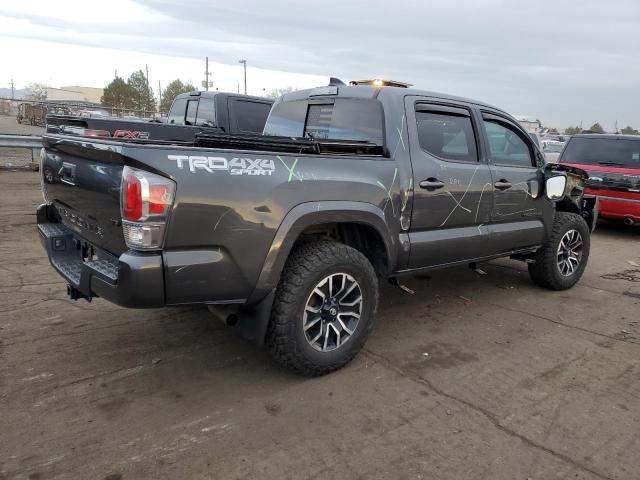 3TMCZ5AN0MM428695 - 2021 TOYOTA TACOMA DOUBLE CAB GRAY photo 3