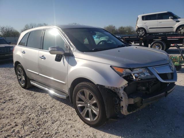 2HNYD2H62CH545509 - 2012 ACURA MDX ADVANCE SILVER photo 4