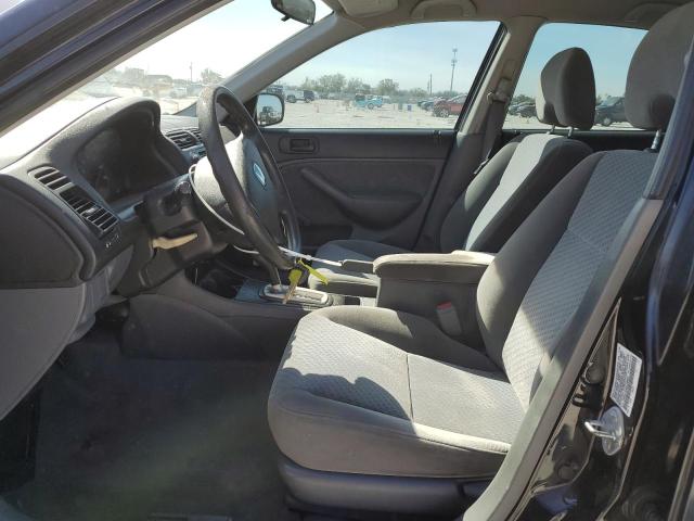 1HGES16305L009697 - 2005 HONDA CIVIC DX VP BLACK photo 7