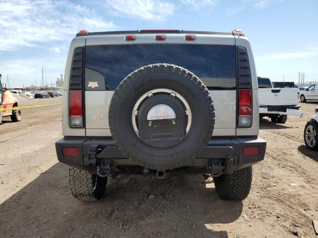 5GRGN23U96H115117 - 2006 HUMMER H2 CREAM photo 6