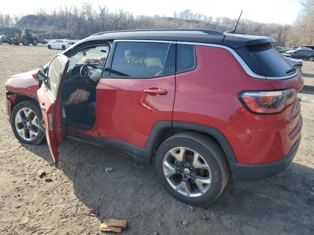 3C4NJDCB4HT611297 - 2017 JEEP COMPASS LIMITED RED photo 2