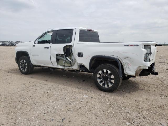 1GC4YME73MF289885 - 2021 CHEVROLET SILVERADO K2500 CUSTOM WHITE photo 2