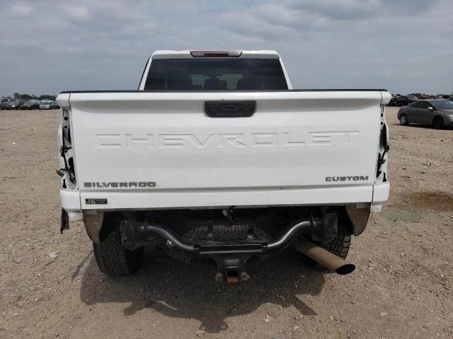 1GC4YME73MF289885 - 2021 CHEVROLET SILVERADO K2500 CUSTOM WHITE photo 6