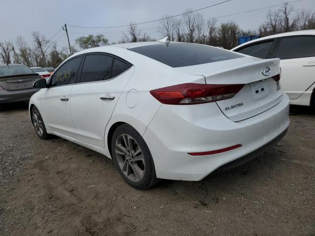 5NPD84LF0HH021799 - 2017 HYUNDAI ELANTRA SE WHITE photo 2