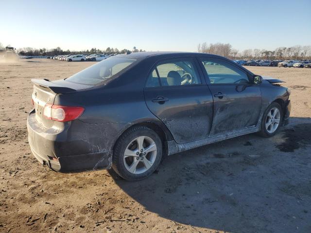 2T1BU4EE2BC619278 - 2011 TOYOTA COROLLA BASE BLACK photo 3