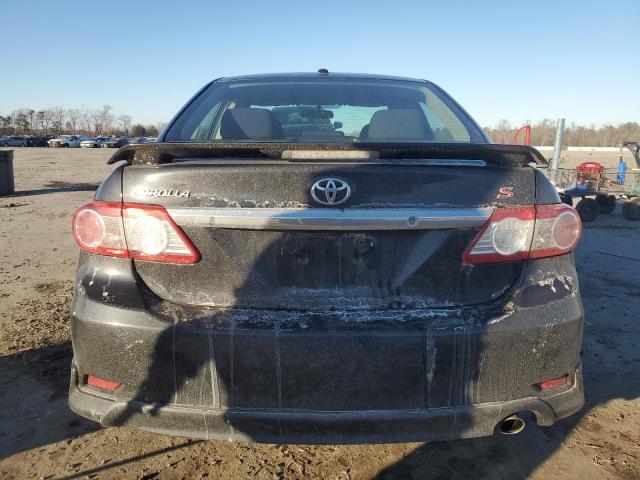 2T1BU4EE2BC619278 - 2011 TOYOTA COROLLA BASE BLACK photo 6