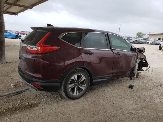 2HKRW5H37KH414349 - 2019 HONDA CR-V LX MAROON photo 3