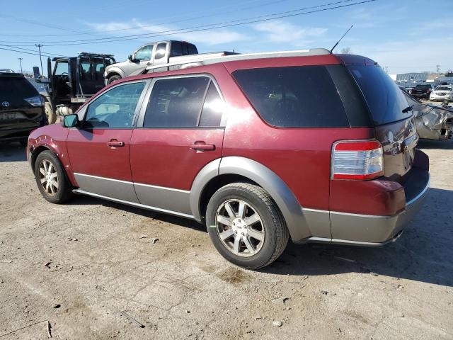 1FMDK02W78GA15154 - 2008 FORD TAURUS X SEL MAROON photo 2