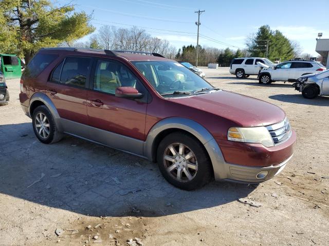 1FMDK02W78GA15154 - 2008 FORD TAURUS X SEL MAROON photo 4