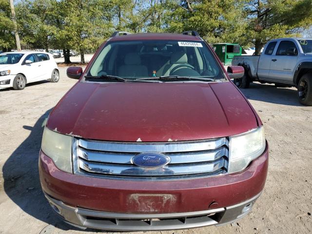 1FMDK02W78GA15154 - 2008 FORD TAURUS X SEL MAROON photo 5